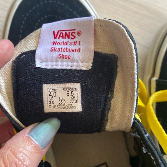 Vans SK-8 Hi Sunflowers, Hi tops, Women’s 5.5, Men’s 4 - Picture 3 of 7